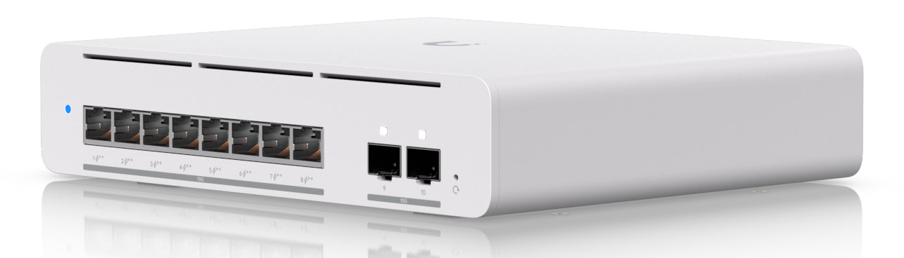 Ubiquiti UniFi Pro XG 8 PoE – Managed Switch – 8×10G, 2×SFP+, L2/L3, PoE++ 155 W