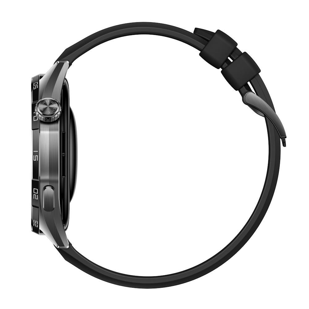 Huawei GT 6 41 mm – Edelstahl Schwarz, Sportband Schwarz, 50 m, für iPhone