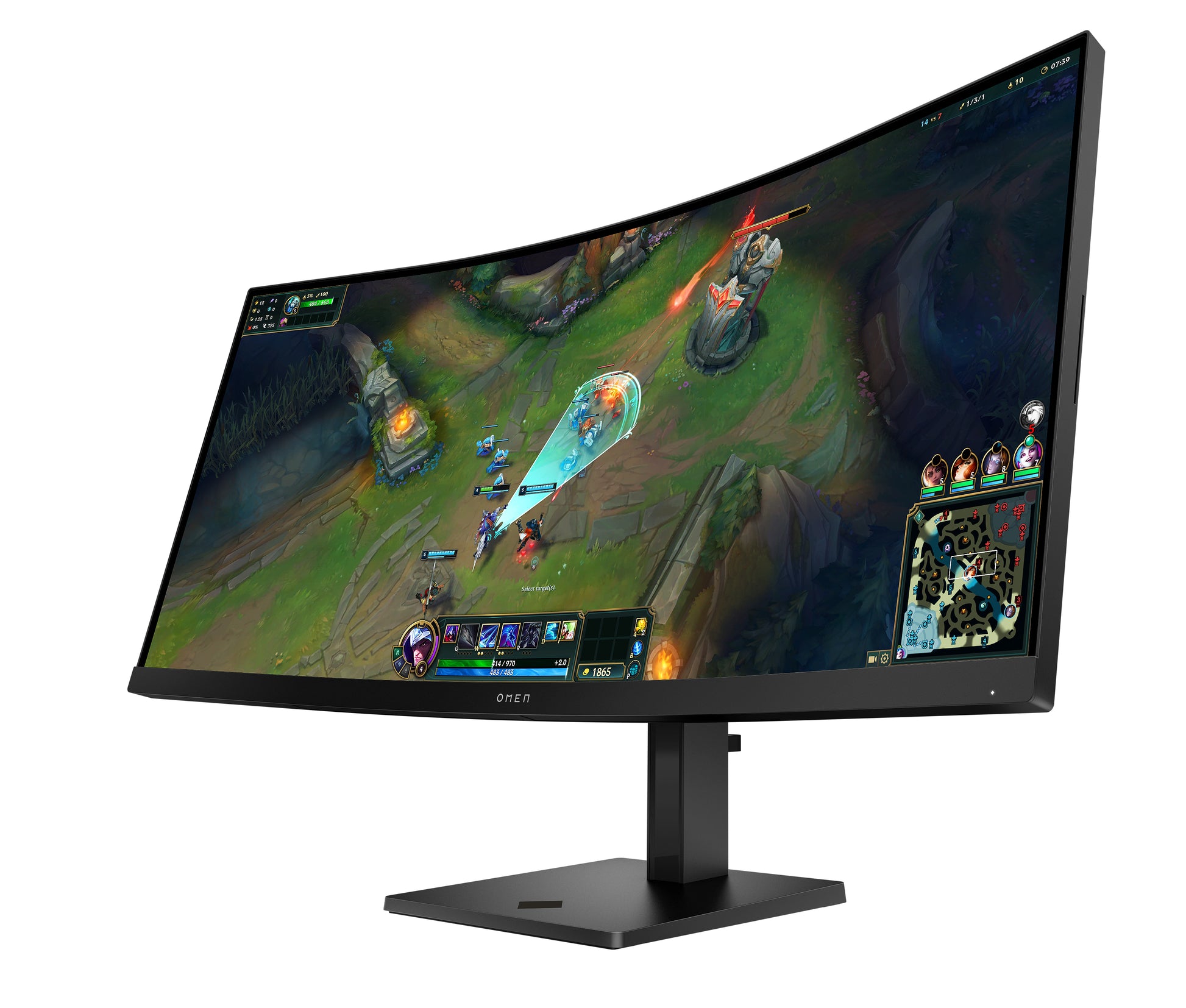 HP OMEN 34C G2 – 34" Curved, 3440 × 1440 (UWQHD), VA, 180 Hz, DisplayHDR 400