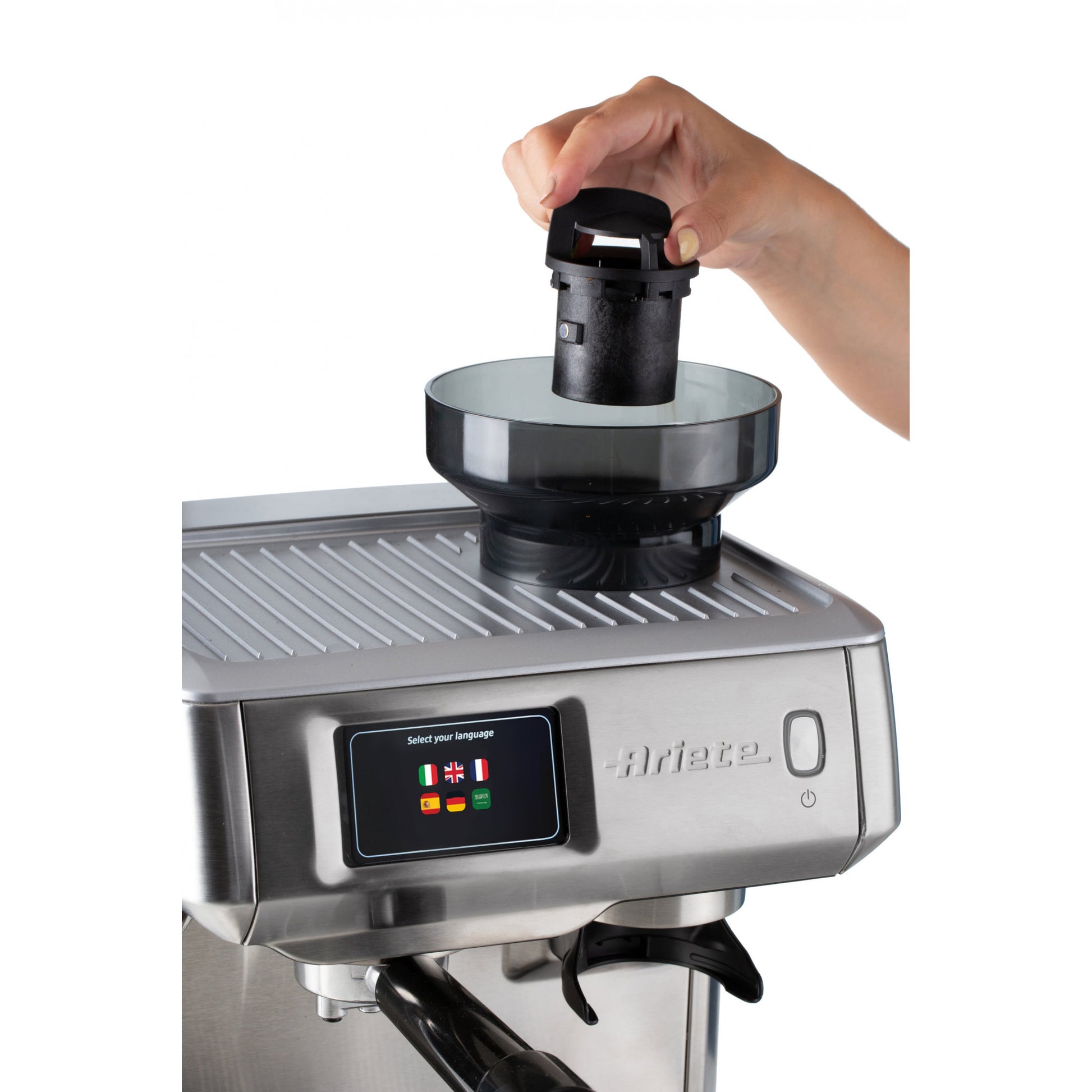 Ariete ARI-1312 Kaffeevollautomat – 2 l, 220 g Bohnenbehälter, 15 bar, Milchaufschäumer