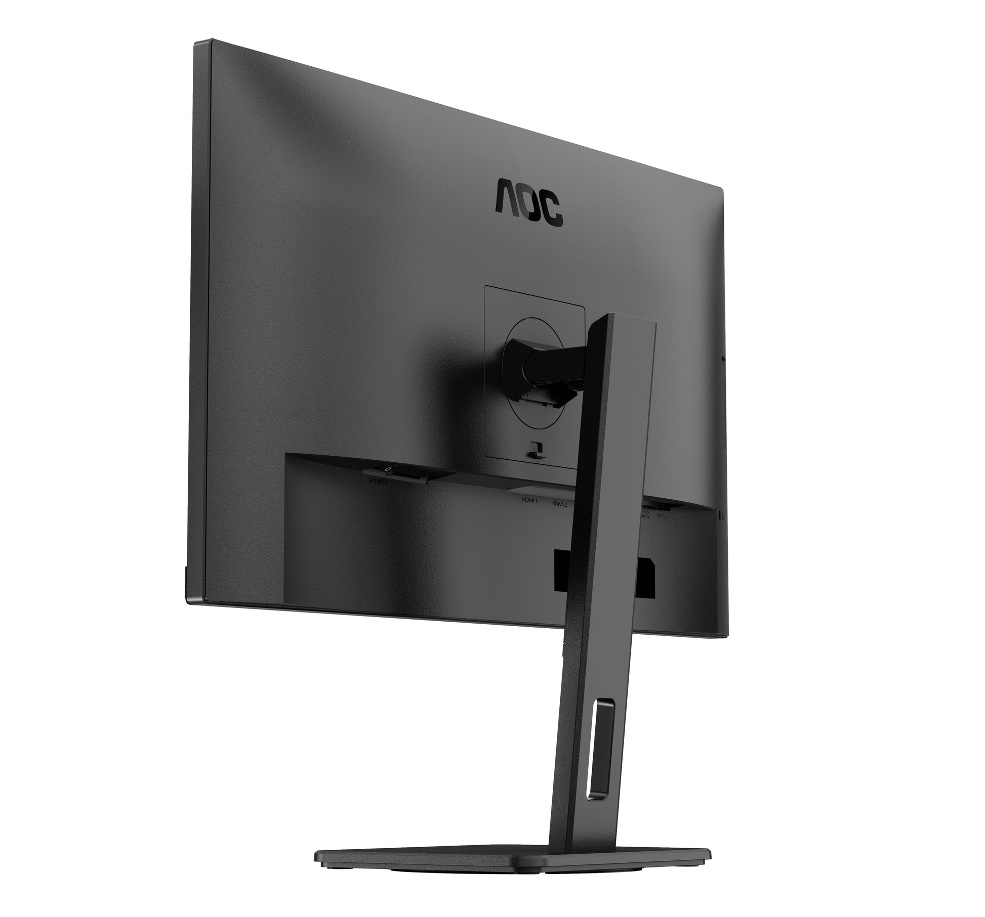 AOC U27E3UF – Monitor, 27", 60 Hz, 350 cd/m², Adaptive Sync, Daisy Chain, USB-Hub, VESA 100 × 100, Schwarz