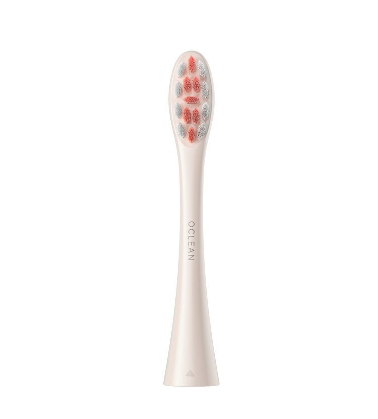 Oclean Aufsteckbürste Plaque Control P1C8 – für X Pro – Härtegrad Mittel, 2 Stk – Gold