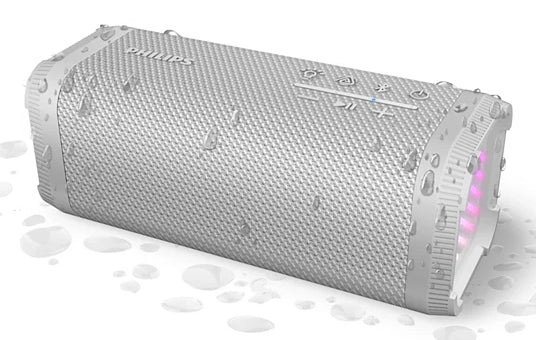 Philips TAS2000W/00 – Bluetooth-Lautsprecher – IPX5, 20 h Akku, 10 W, Bluetooth 5.4, Weiss