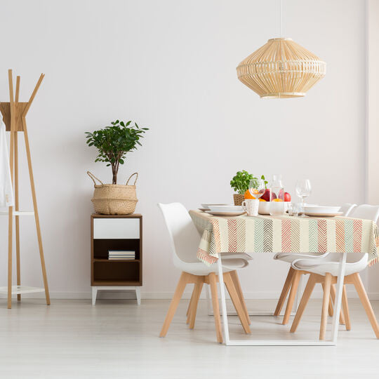 d-c-fix Tischdecke – 140×180 cm, PP, Mehrfarbig, Gestreift