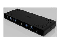 I-TEC Uni Dual 4K Dockingstation – USB-C, 2× DP, 2× HDMI, 4× USB-A, 85 W PD, GbE, für Windows/Mac