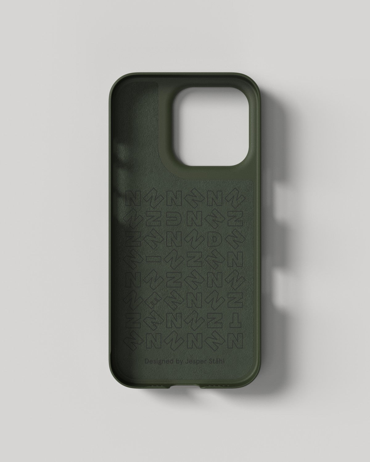 Nudient Thin Backcover – für Apple iPhone 16 Pro, MagSafe, Kunststoff, Pine Green