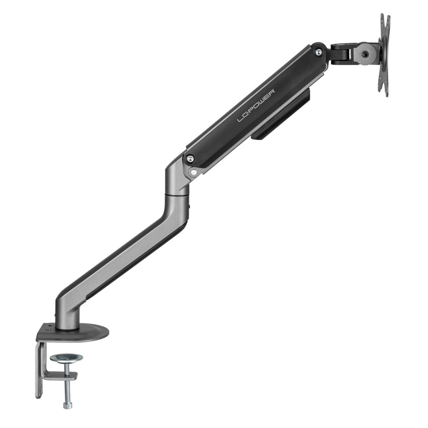LC-Power LC-EQ-A32B – Monitorarm Tischhalterung – Klemme/Durchführung – 1 Monitor – 17–32" – VESA 75×75/100×100