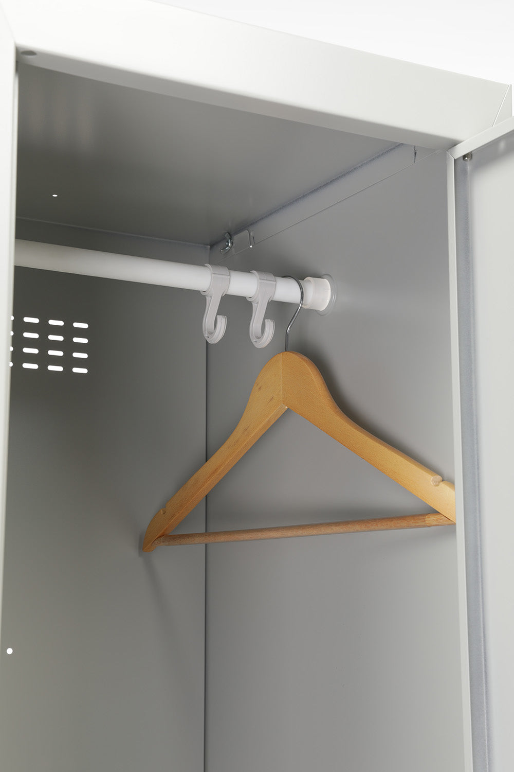 Phoenix Safe Co. PL1230 – Persönliches Schliessfach, 2 Fächer, 300 × 500 × 1'830 mm, Blau/Grau, Stahl