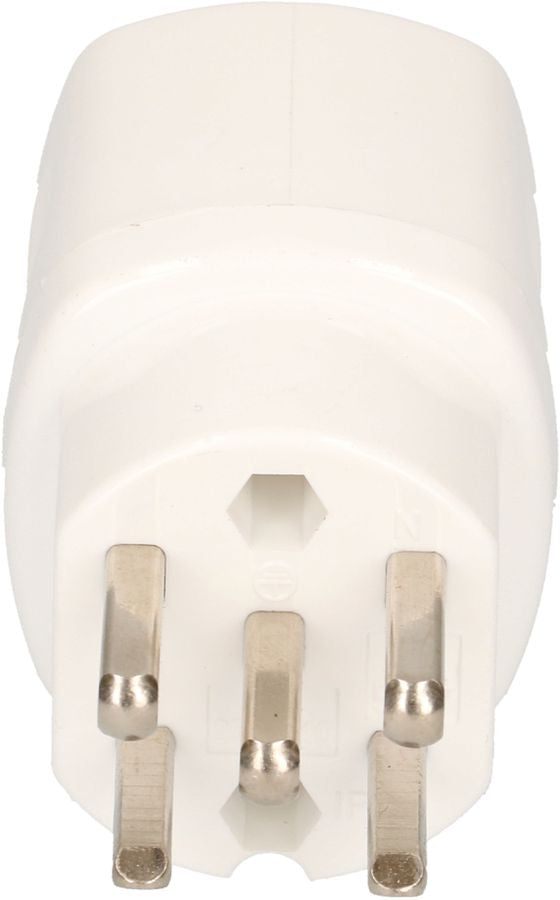 Max Hauri AG Max Hauri Montagestecker, T25 zu T23, 230 V 16 A, 38×80×41 mm – weiss