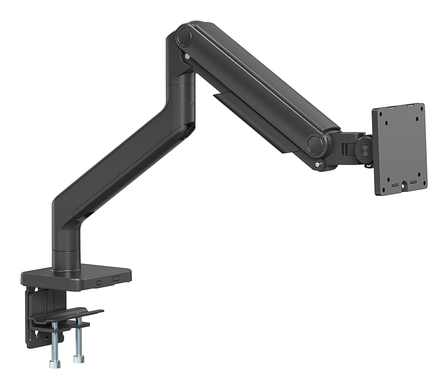 Digitus Monitorarm, Tischklemme, bis 49", VESA 75 × 75/100 × 100 mm, 20 kg, schwarz