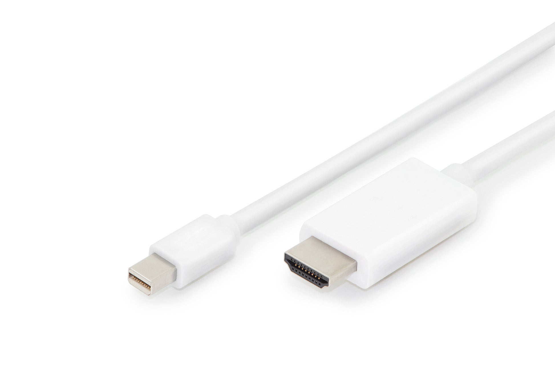 Digitus Mini DisplayPort (Stecker) auf HDMI (Stecker) Adapter, DP 1.2, HDMI 2.0, 4K@60 Hz, 2 m, MINI DPADAPC
