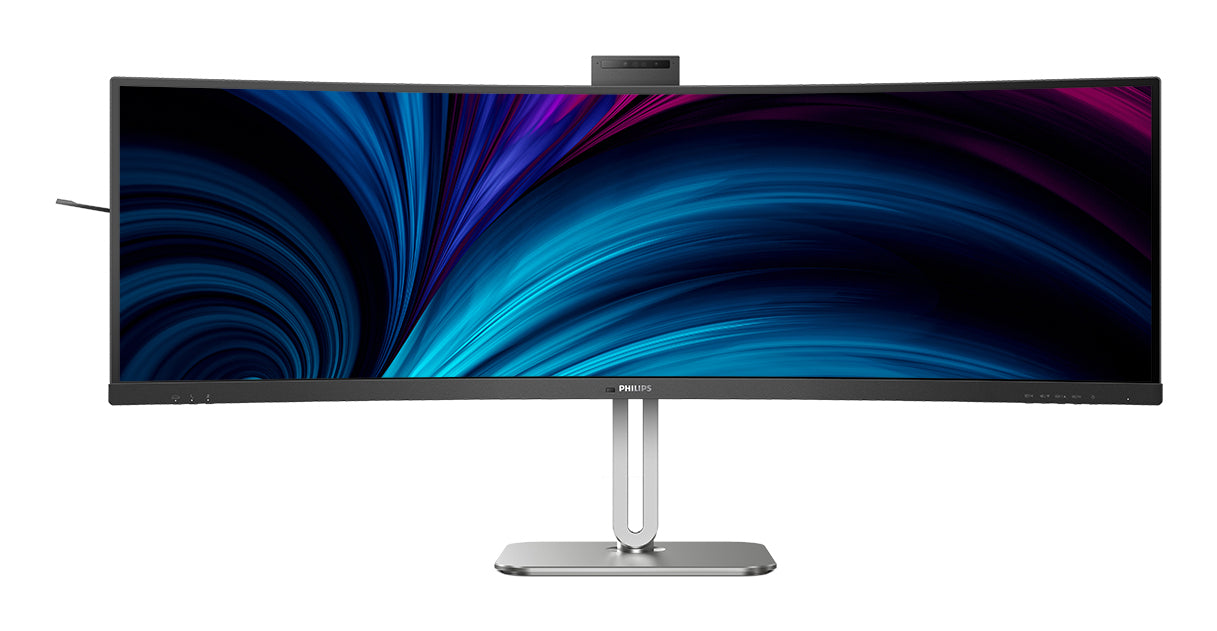 Philips 49B2U5900CH/00 – Monitor, 48,8", 450 cd/m², Gebogen, Webcam, KVM, USB-C, VESA 100 × 100, Schwarz
