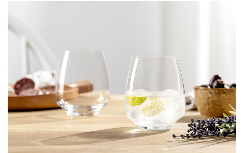 LEONARDO Trinkglas – 0,46 l, Kristallglas, Transparent, Spülmaschinenfest, 6 Stück