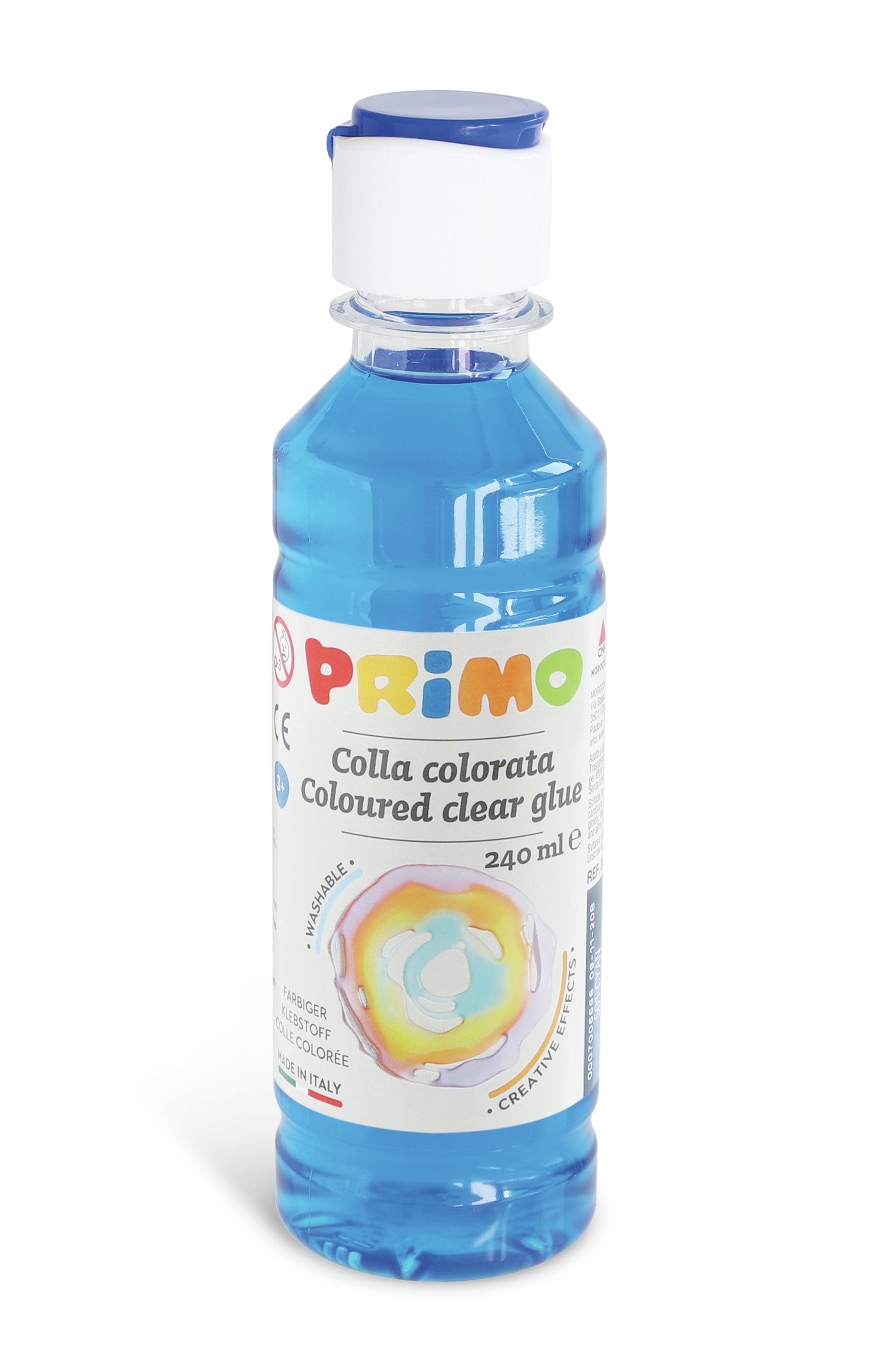 Primo Wasserkleber – Cyanblau, 240 ml
