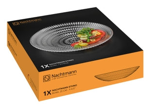 Nachtmann Salatschüssel – Ø 25,0 cm, H 5,0 cm, Kristallglas, Transparent, spülmaschinenfest