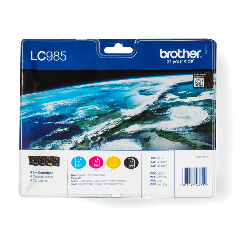 Brother Tintenpatronen-Multipack CMYK