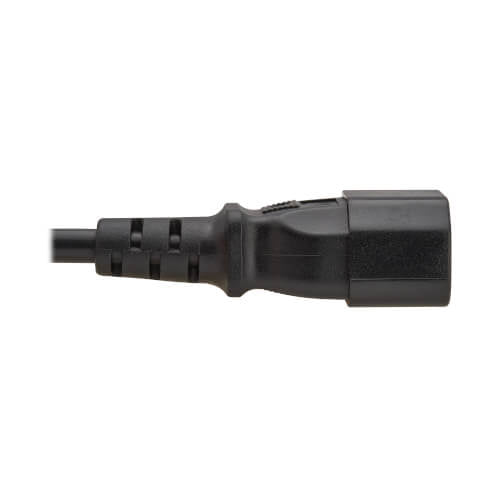 Eaton Netzkabel, IEC C13 auf IEC C14, 250 V, 10 A, 2 m, Schwarz