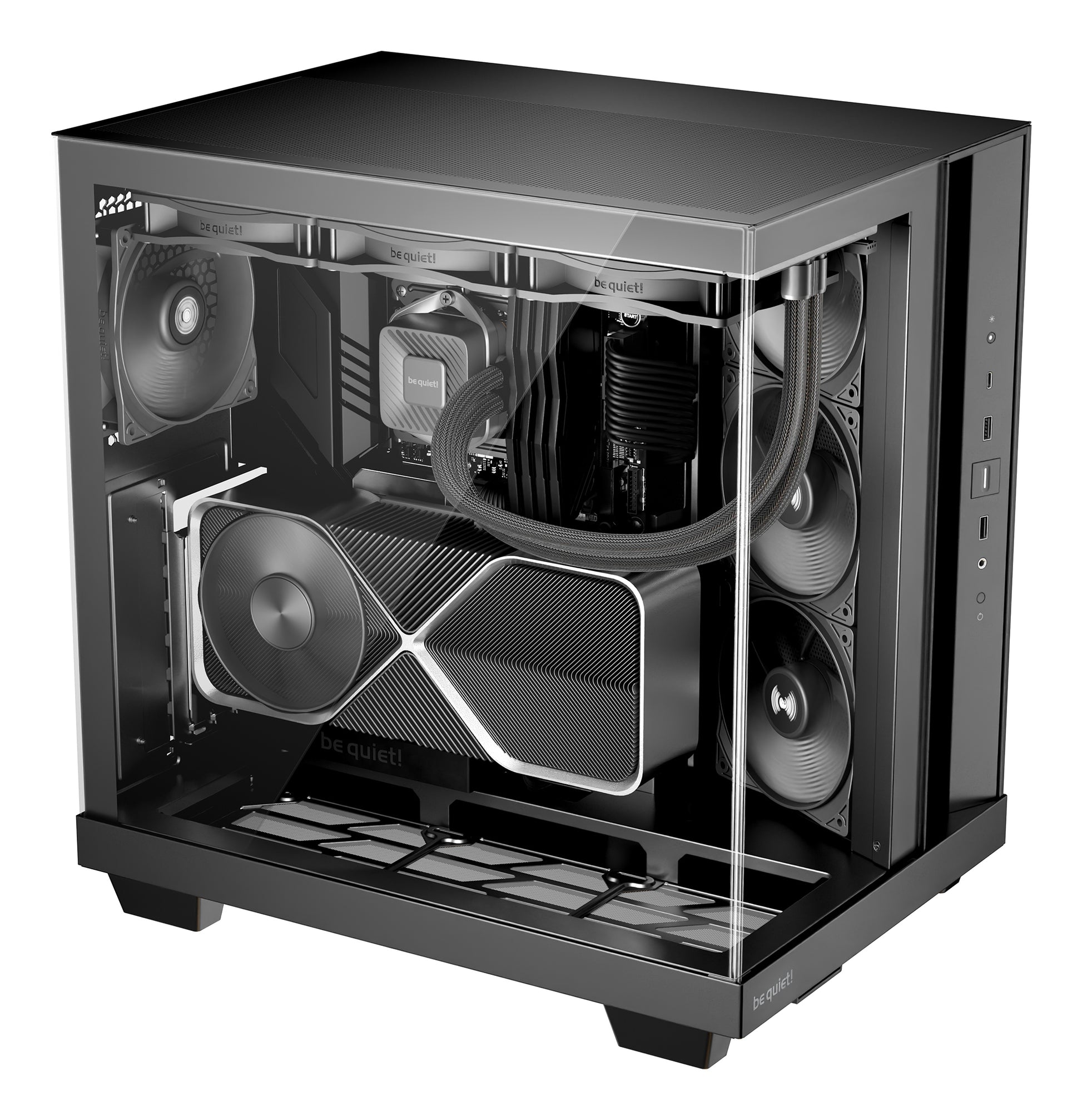 be quiet! be quiet Light Base 500 – Midi-Tower – ATX, micro-ATX, Mini-ITX, Schwarz