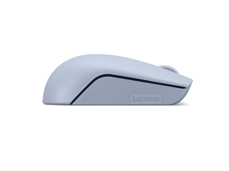 Lenovo 300 Wireless Compact – Maus – Kabellos (2,4 GHz), beidhändig, Blau