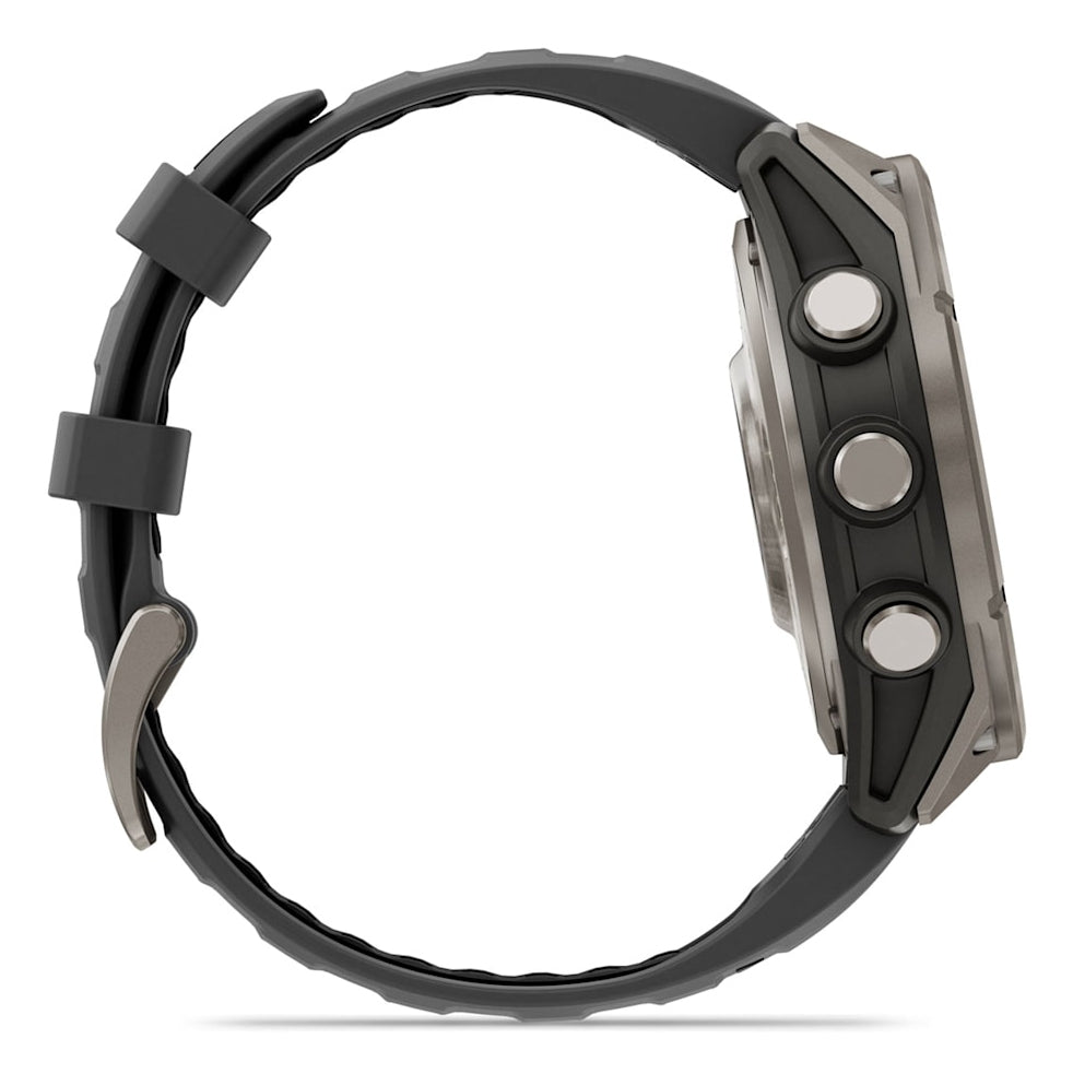 Garmin fenix 8 Pro LTE – GPS-Smartwatch – 47 mm, 1,4", LTE, AMOLED, Saphirglas, 100 m, Graphit, Sportarmband