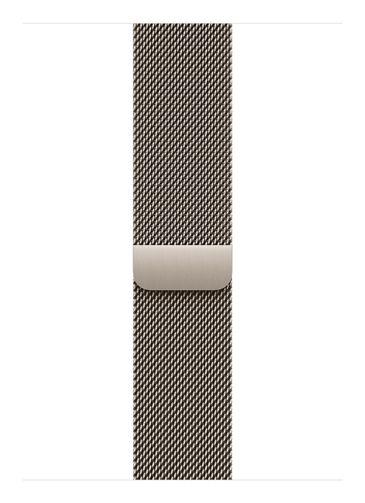 Apple Milanese Loop - Armband - für Apple Watch 46 mm, Grau, M/L, Edelstahl