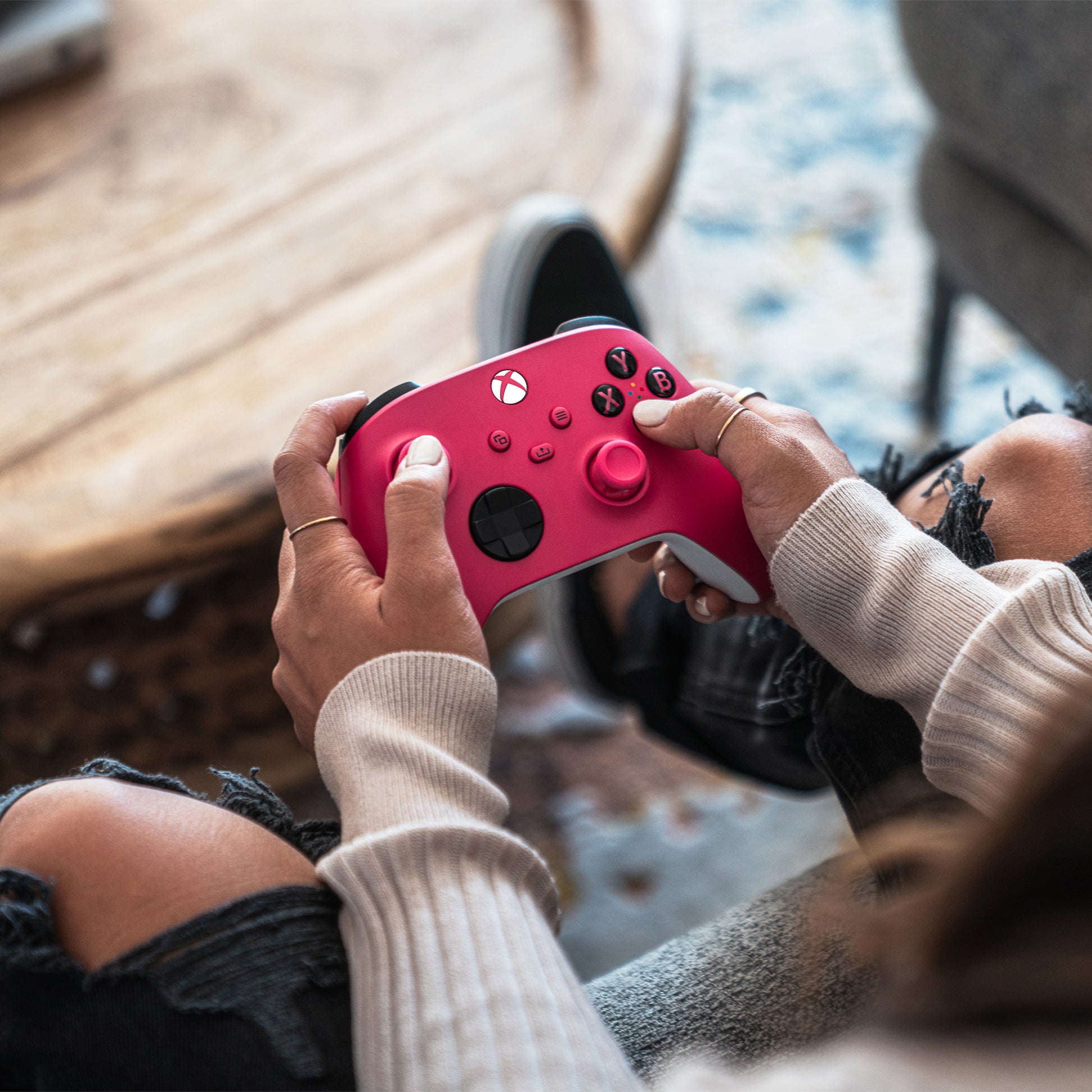 Microsoft Gamepad – Bluetooth, für Xbox Series X/S, Android & PC, Pink, Weiss