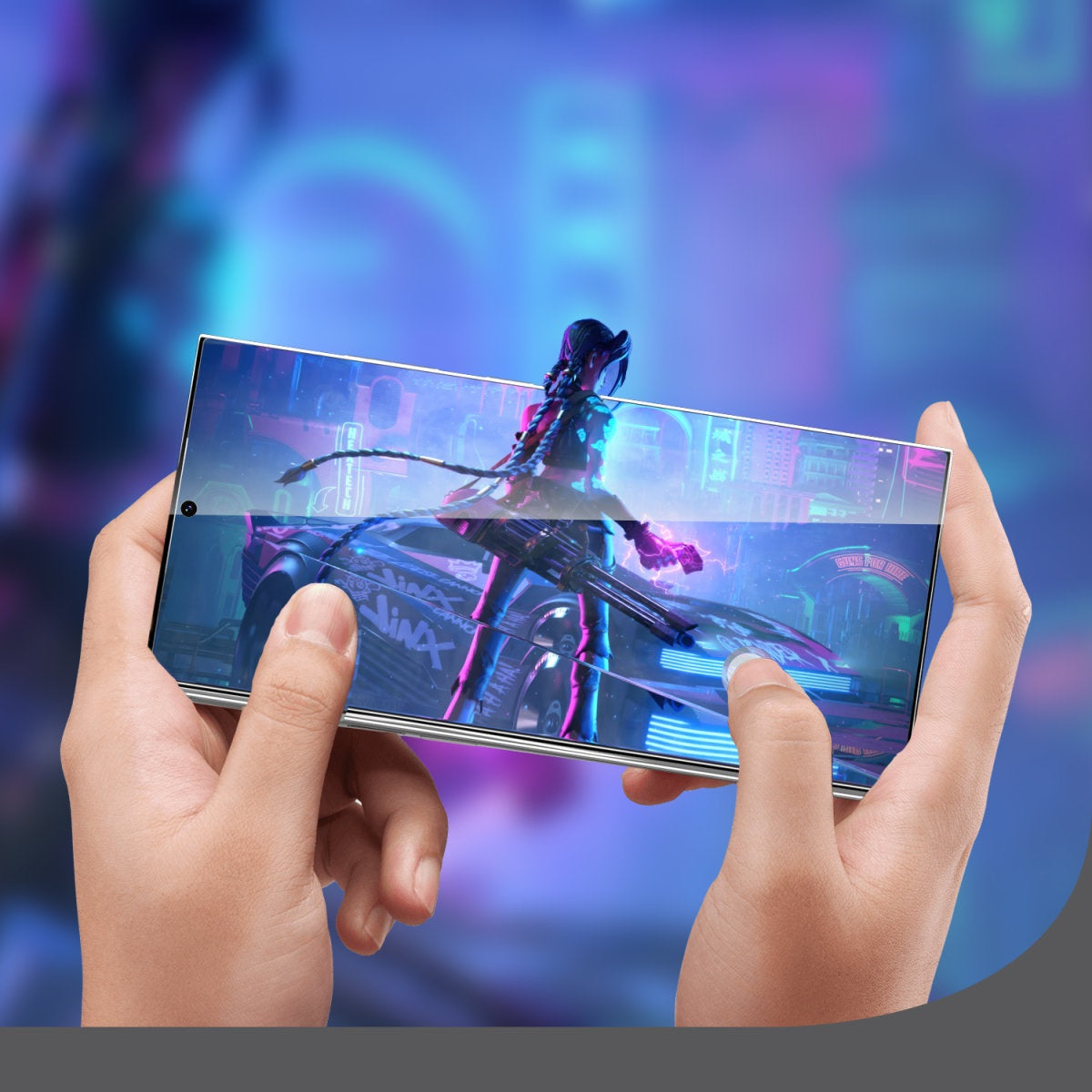 4smarts Displayschutz (Panzerglas), Case Friendly – für Galaxy S25 Ultra