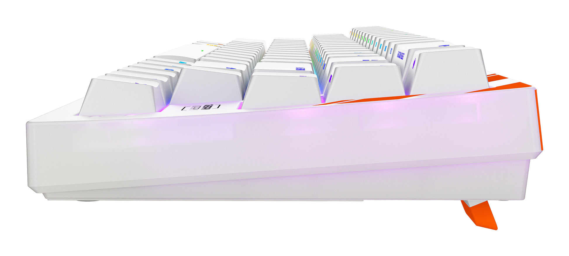 CHERRY K5 Pro TMR Compact – Gaming-Tastatur 65% – Mechanisch – Kabelgebunden USB-A – AZERTY (FR) – RGB – Weiss