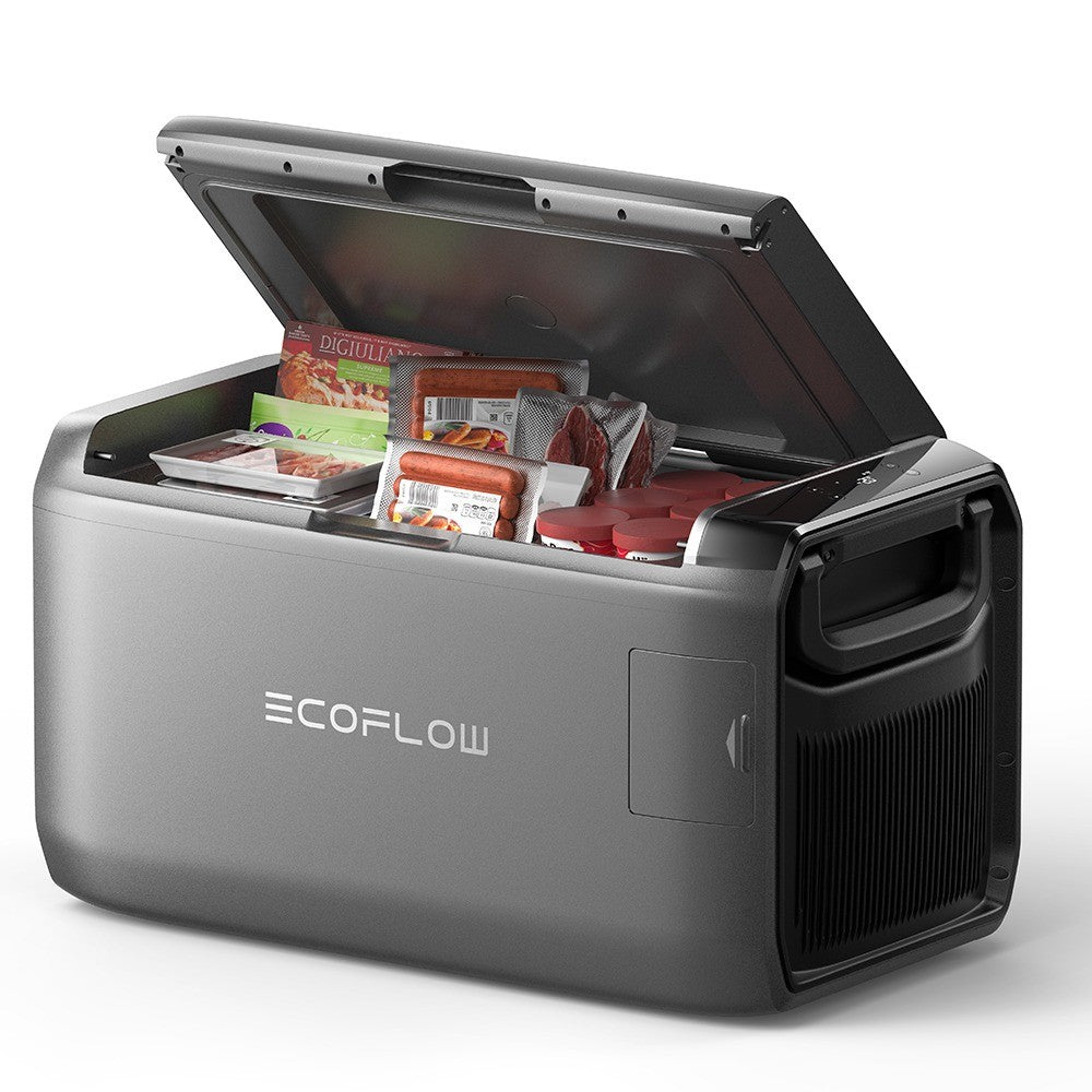 EcoFlow Kühlbox GLACIER Classic – 45 l, 12/24/100–240 V, Kompressor, Energieeffizienzklasse C