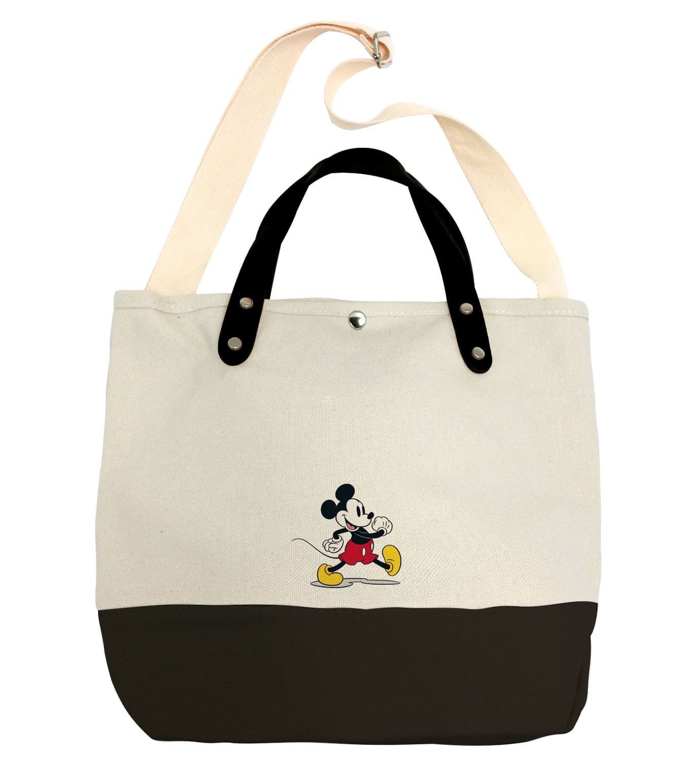 Arditex Handtasche, Baumwolle, Schwarz, Mickey Motiv, 26 × 37 × 11 cm