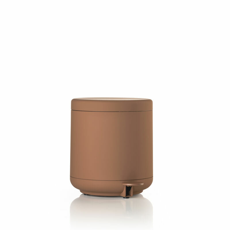 Zone Denmark Papierkorb – 4 l – Kunststoff, terracotta – Ø 195 × H 220 mm