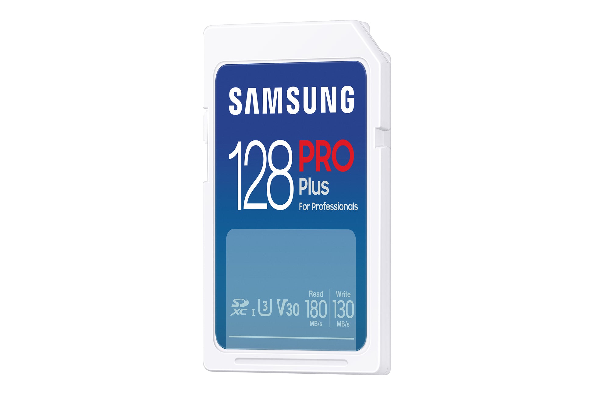 Samsung PRO Plus MB-SD128S – 128 GB SDXC, UHS-I U3 (V30), Lesen 180 MB/s, Schreiben 130 MB/s