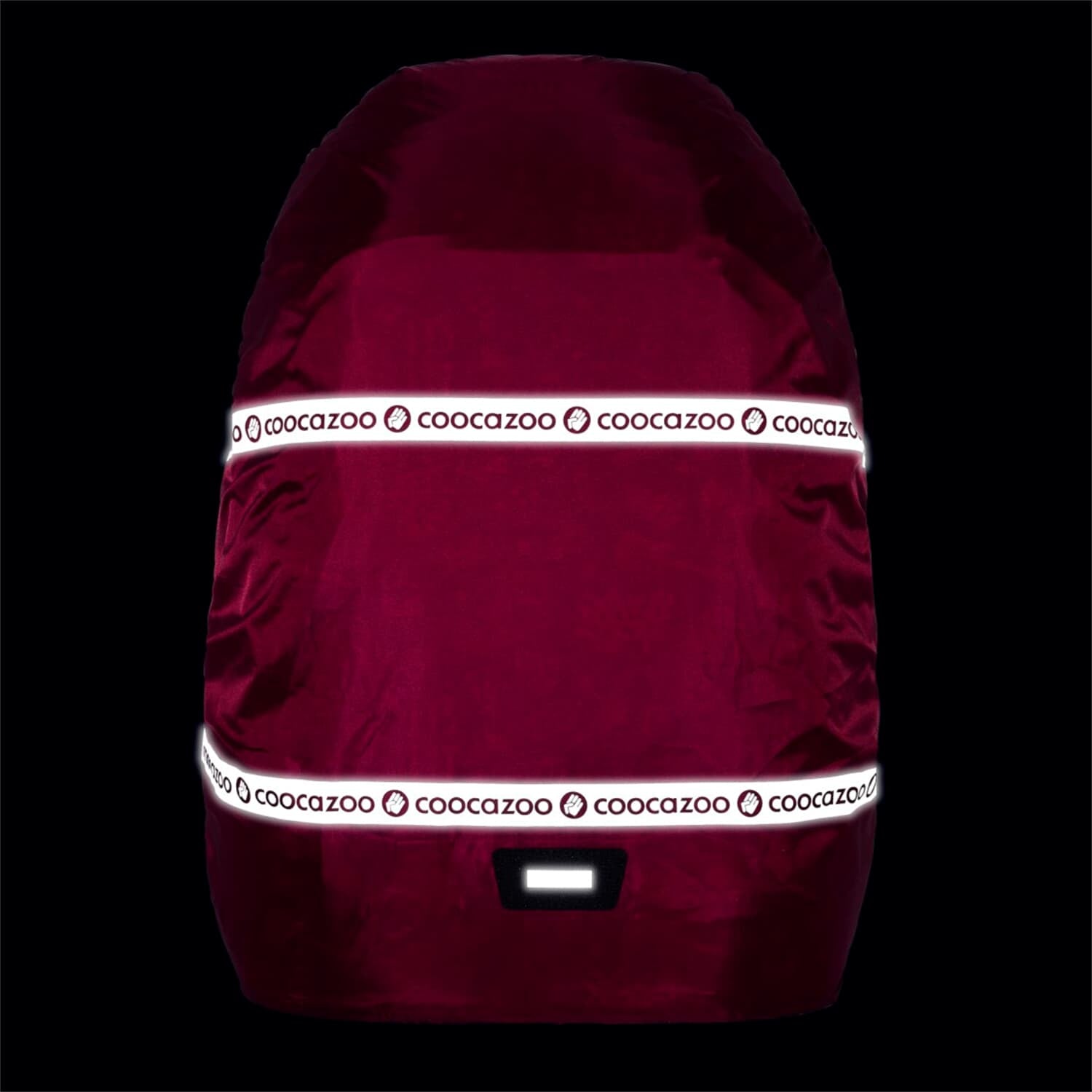 Coocazoo Regenhülle – mit reflektierendem Aufdruck, wasserabweisend – Kunststoff, Pink