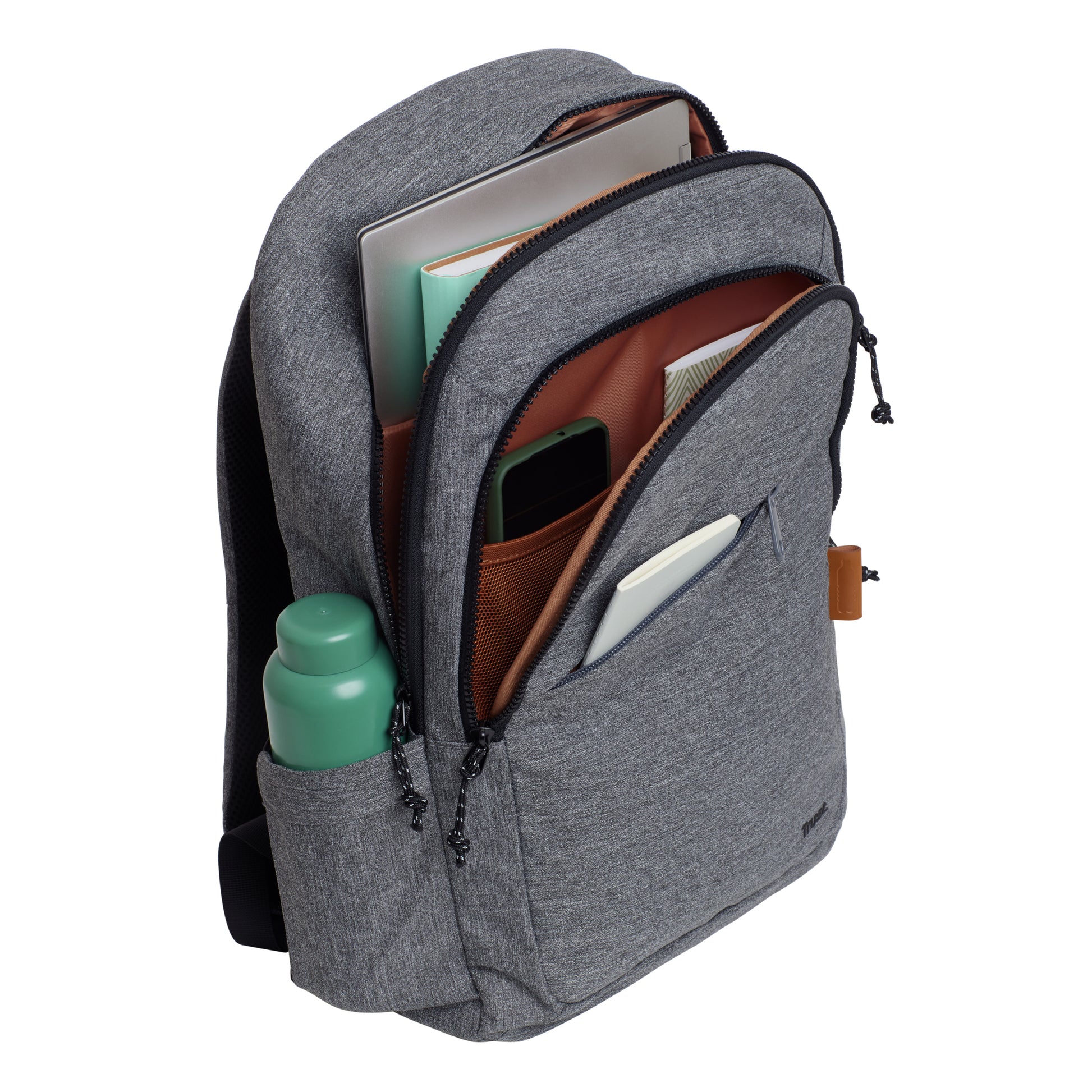 Trust Avana – Notebook-Rucksack – für 16"-Notebook, 20 l, rPET, grau