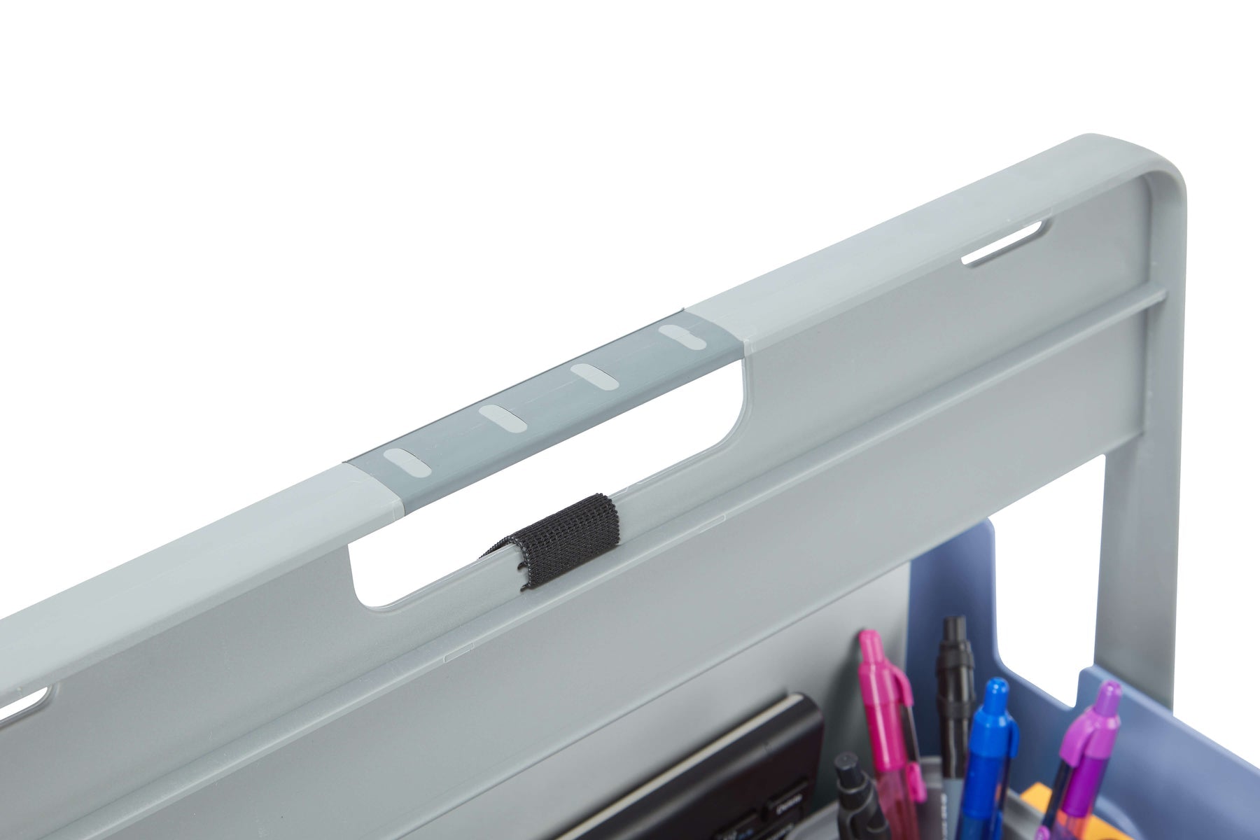 Hotbox Laptop-Ständer – bis 14,9", höhenverstellbar, mit 2 Schubladen – Blau