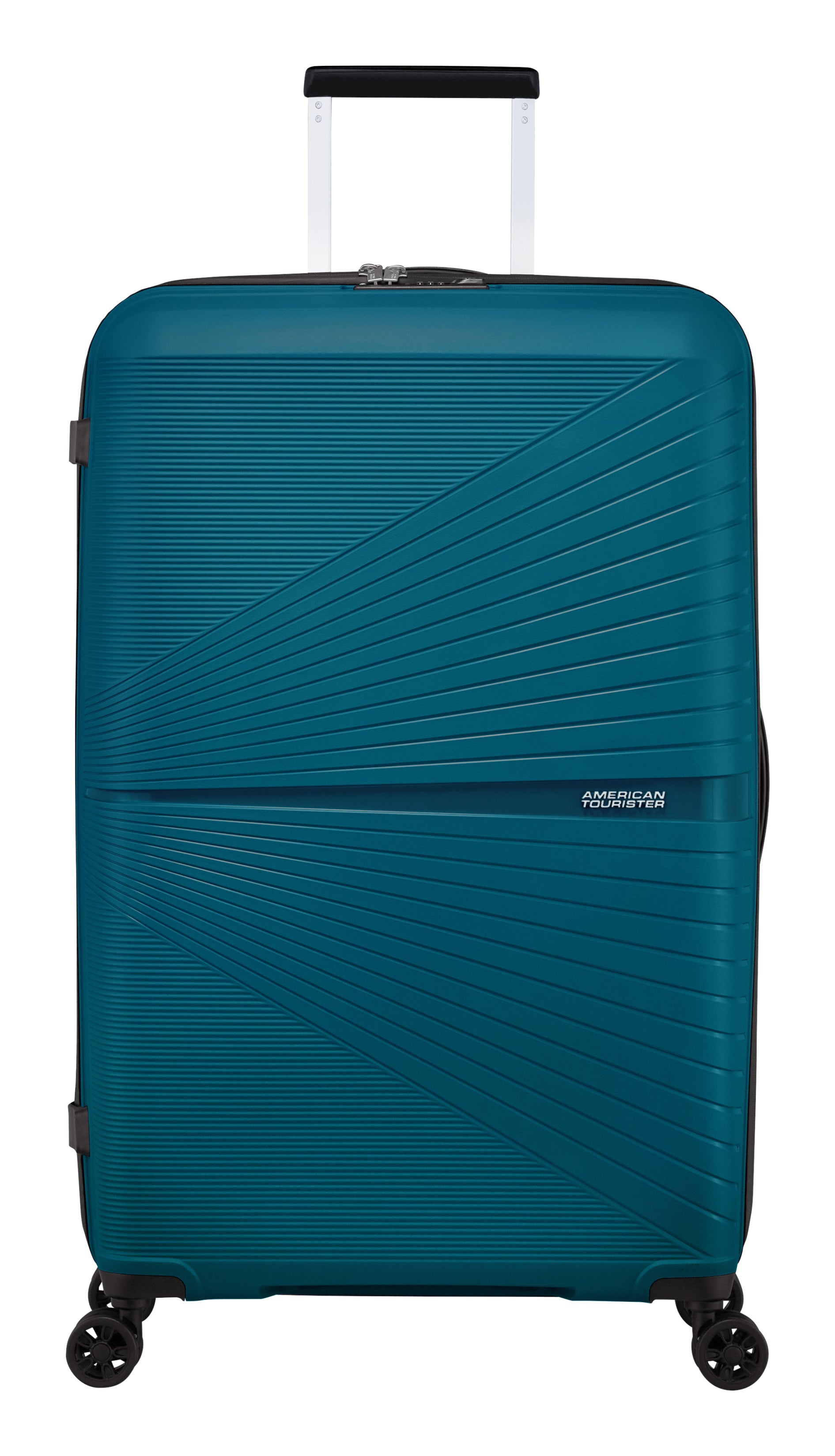 American Tourister Trolley Airconic – 101 l, Hartschale, 4 Doppelrollen, mit TSA, Petrol, 49 × 77 × 31 cm