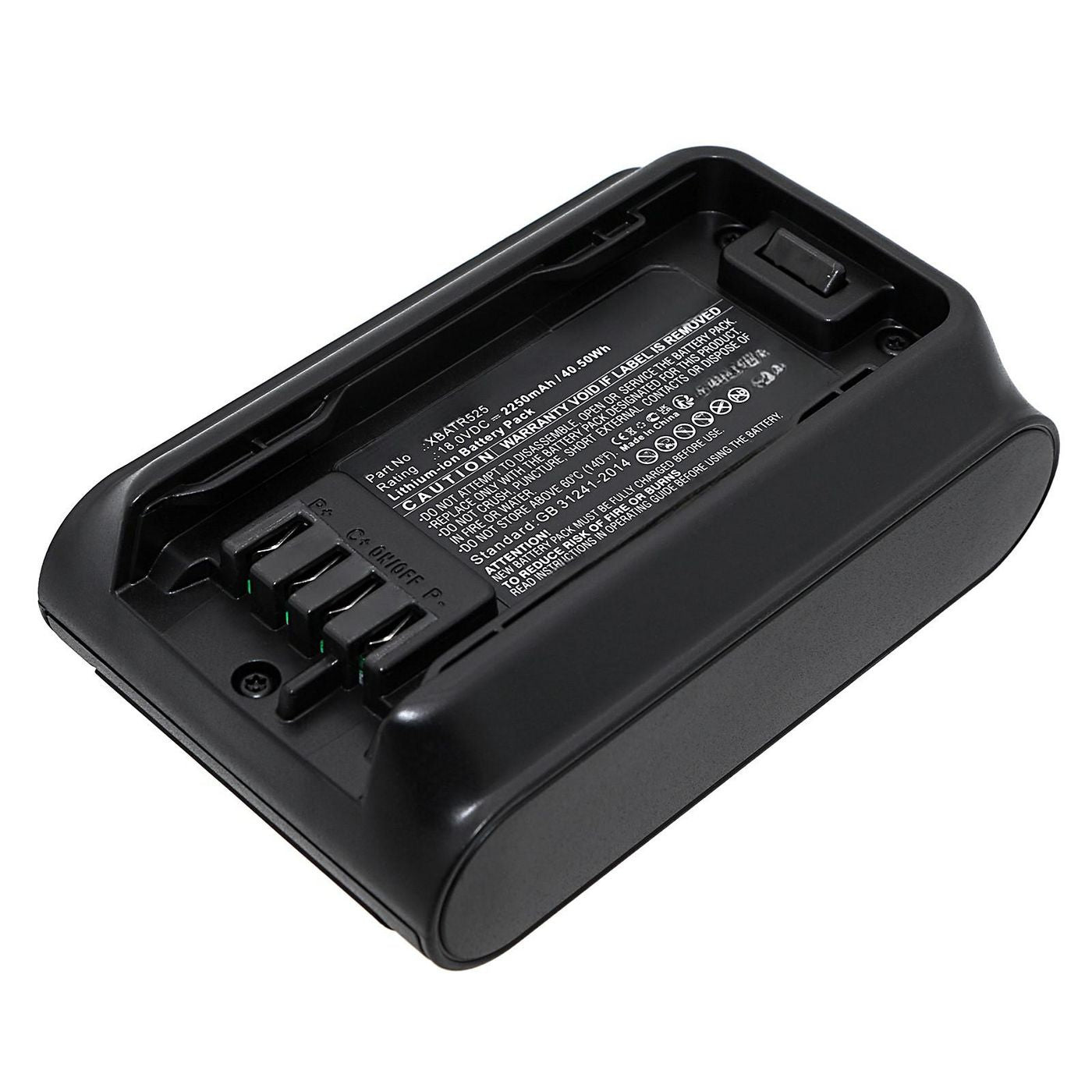CoreParts Akku 18,0 V 2250 mAh 40,50 Wh – für Shark Staubsauger