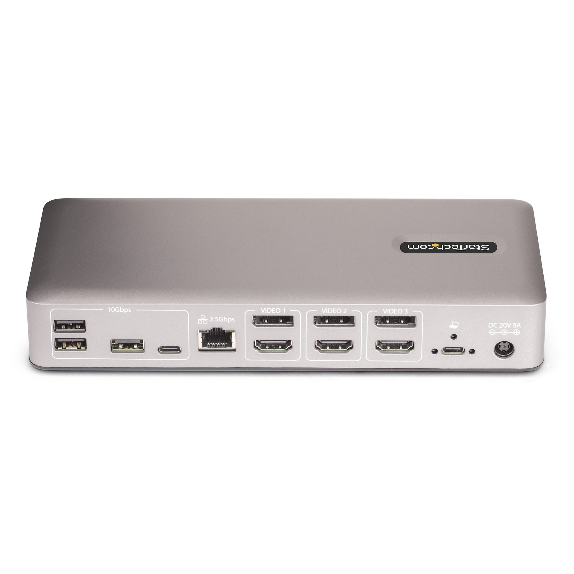StarTech.com Dockingstation – USB4, 3× DP/HDMI, 4× USB-A, 2× USB-C, 100 W PD, 2,5GbE, für Windows/ChromeOS