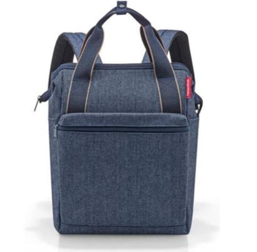 Reisenthel Freizeit-Rucksack – 12 l, Polyester, Herringbone, Dunkelblau