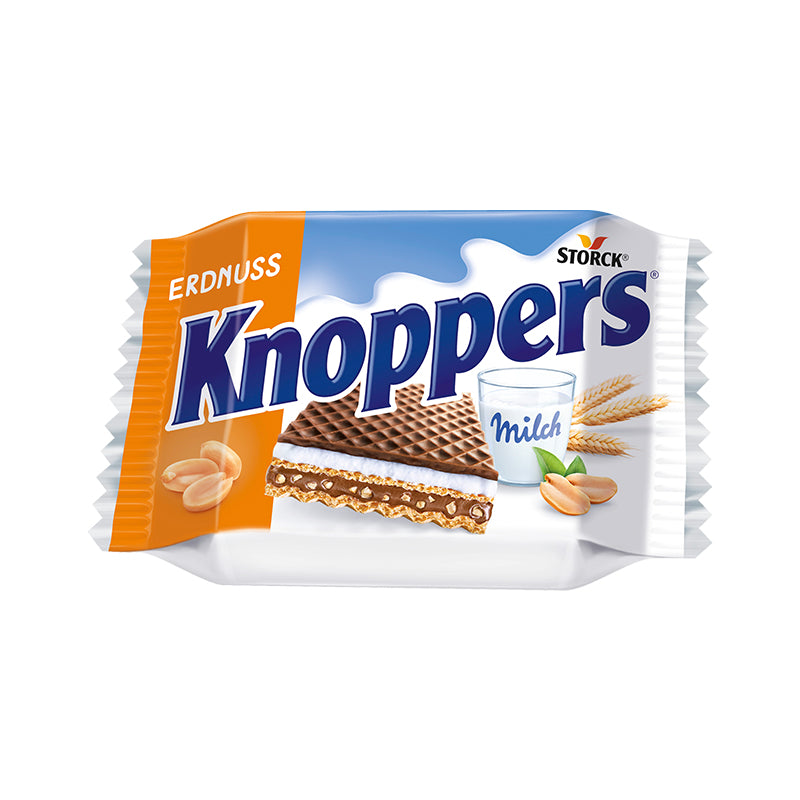 STORCK Knoppers Waffelgebäck – Erdnuss – 8 × 25 g