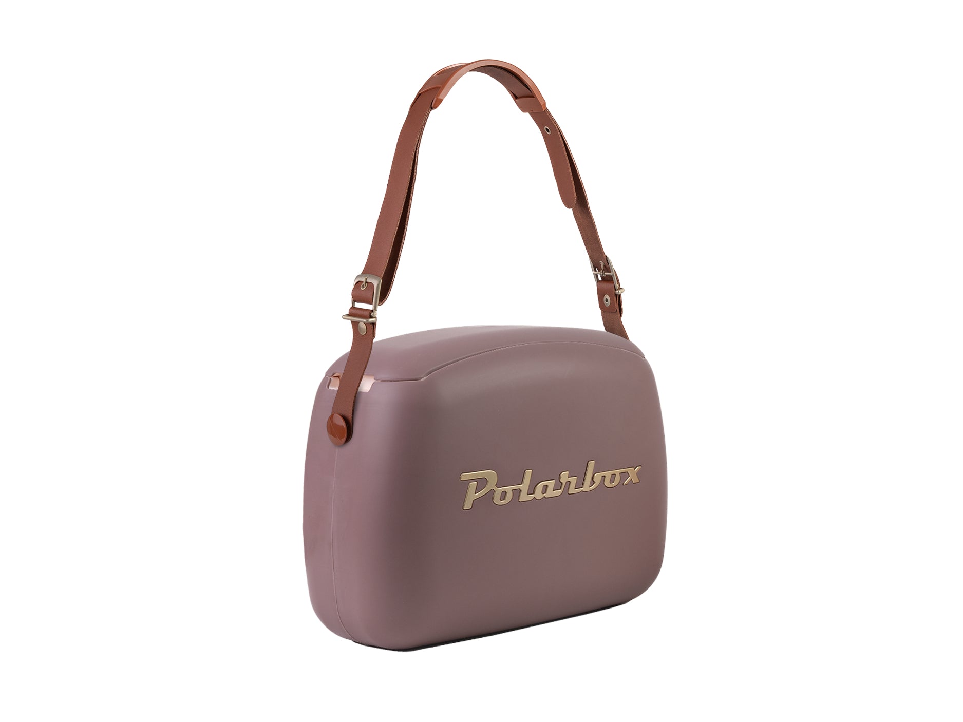 Polarbox Kühltasche – passiv, 24 h, verstellbarer Schultergurt – 6 l – braun