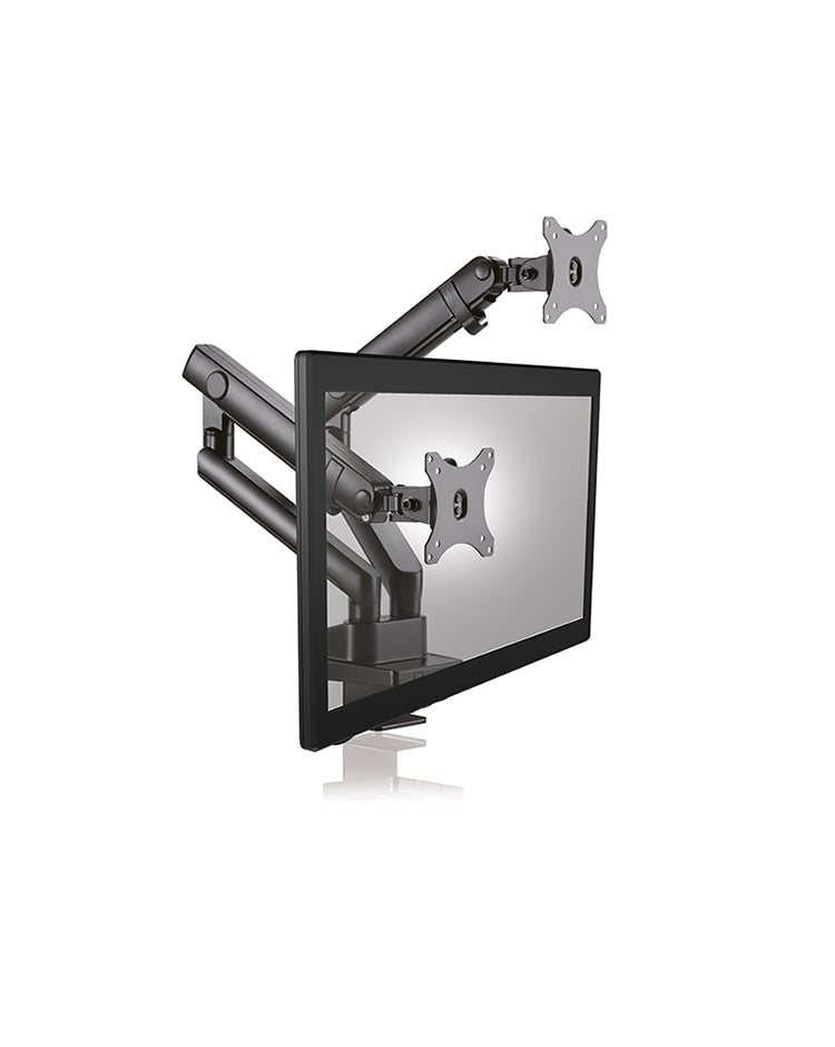 ICY BOX IB-MS314-T – Tischhalterung, Dual, Tischklemme, bis 32", VESA 75 × 75/100 × 100 mm, 16 kg