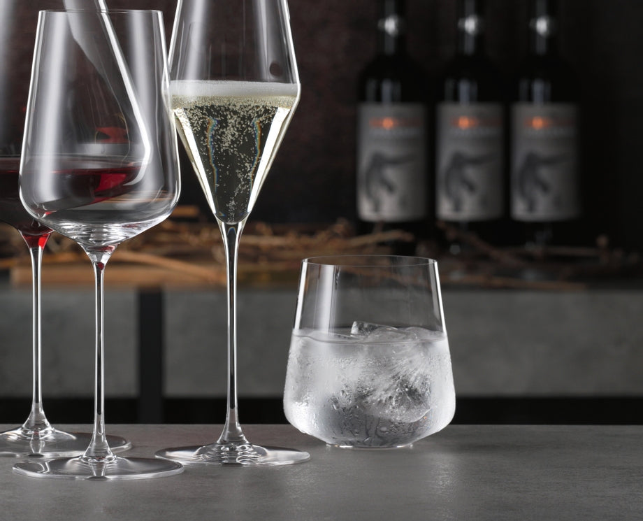 Spiegelau Trinkglas Definition – 4er Set, 430 ml, Ø 9 cm, Kristallglas, Transparent, spülmaschinenfest
