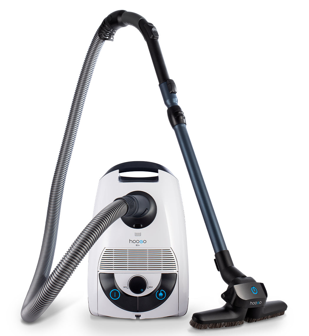 Hoogo Bodenstaubsauger B3+flipflop – mit Beutel, 850 W, HEPA 14