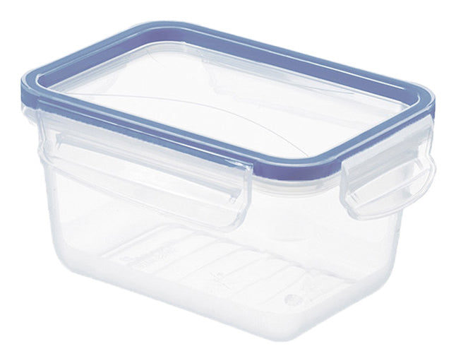 Rotho Vorratsdose 750 ml, 12 × 16 × 8,5 cm, Kunststoff, transparent/blau