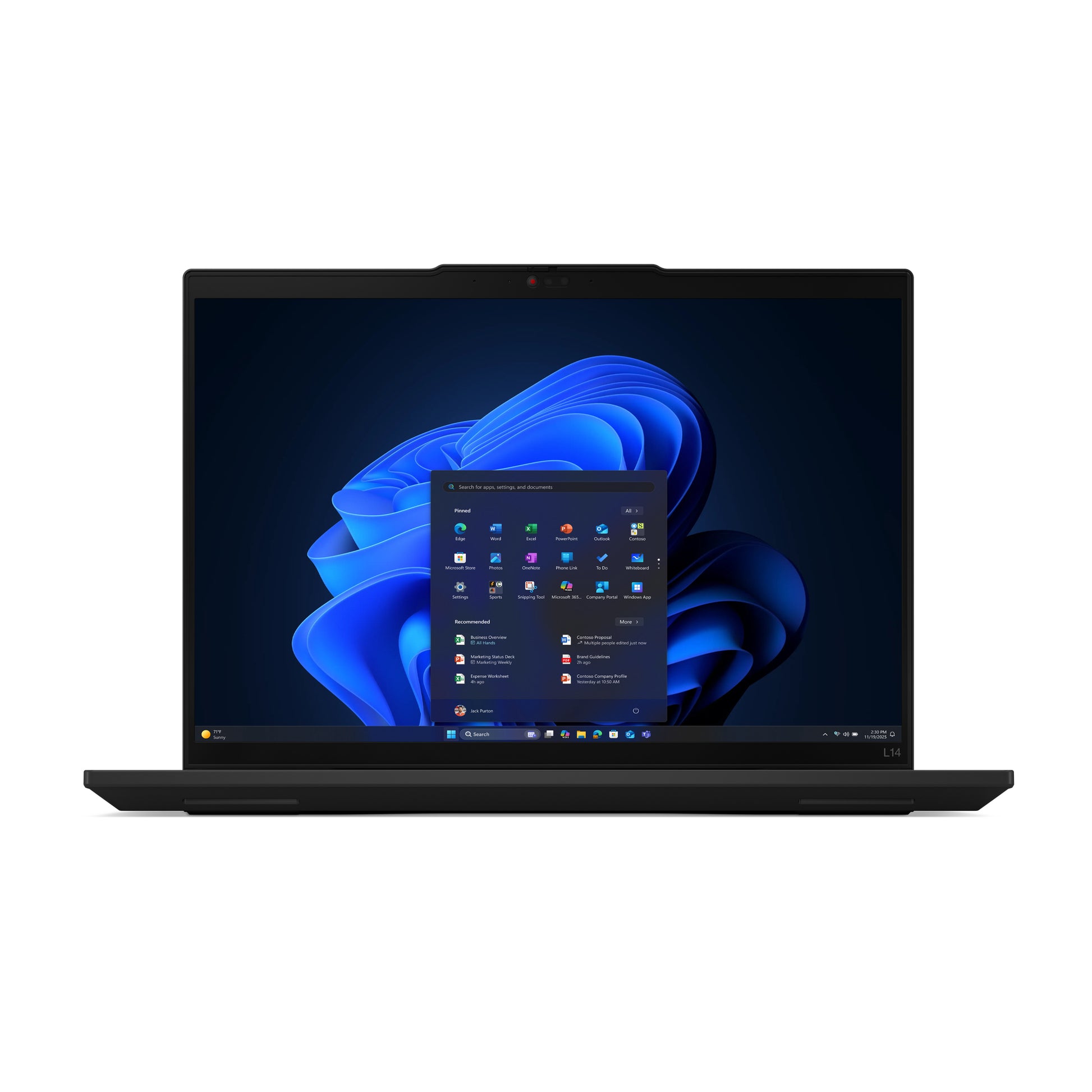 Lenovo ThinkPad L14 Gen 6 Laptop – 14", schwarz