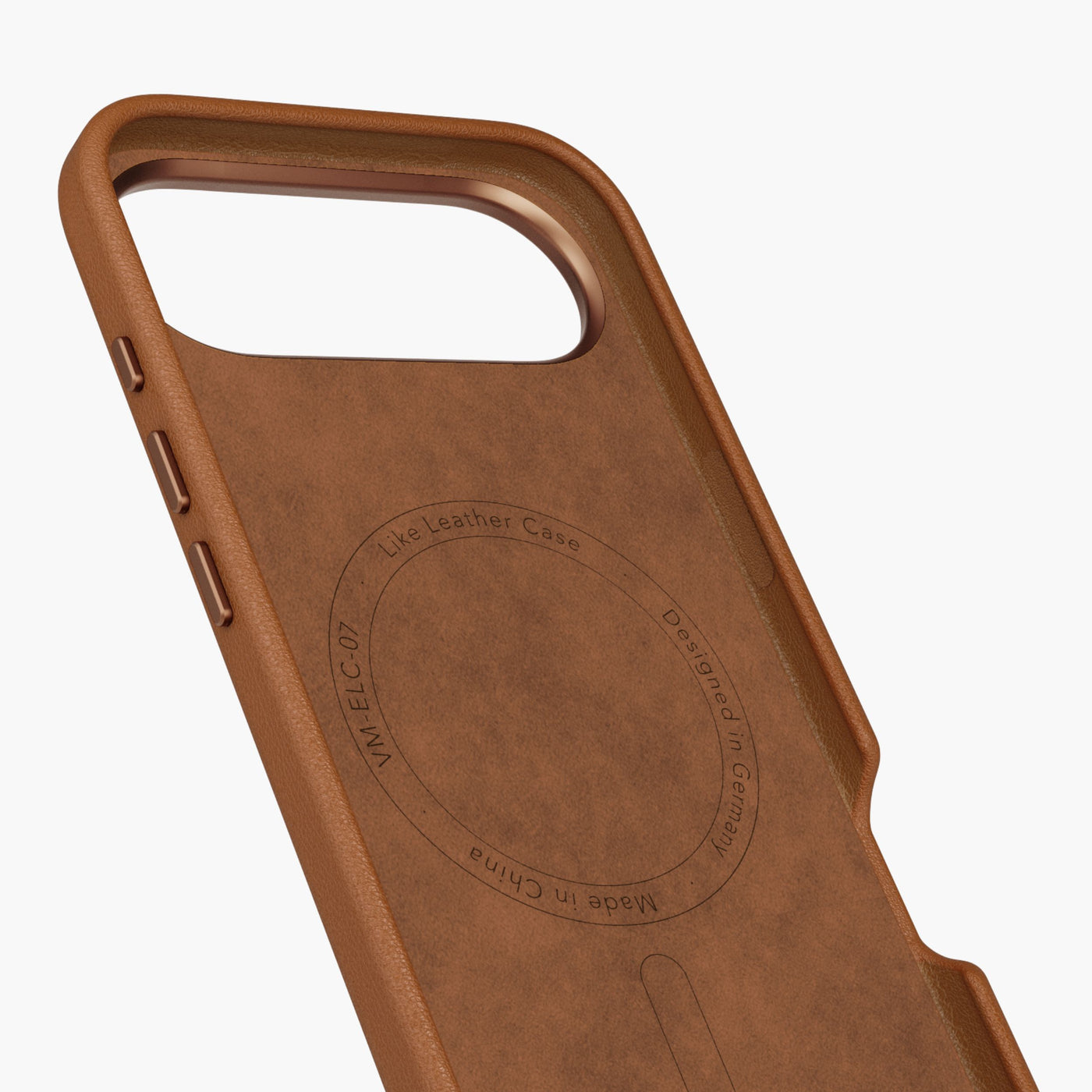 Vonmählen Backcover – für Apple iPhone – braun – Leder