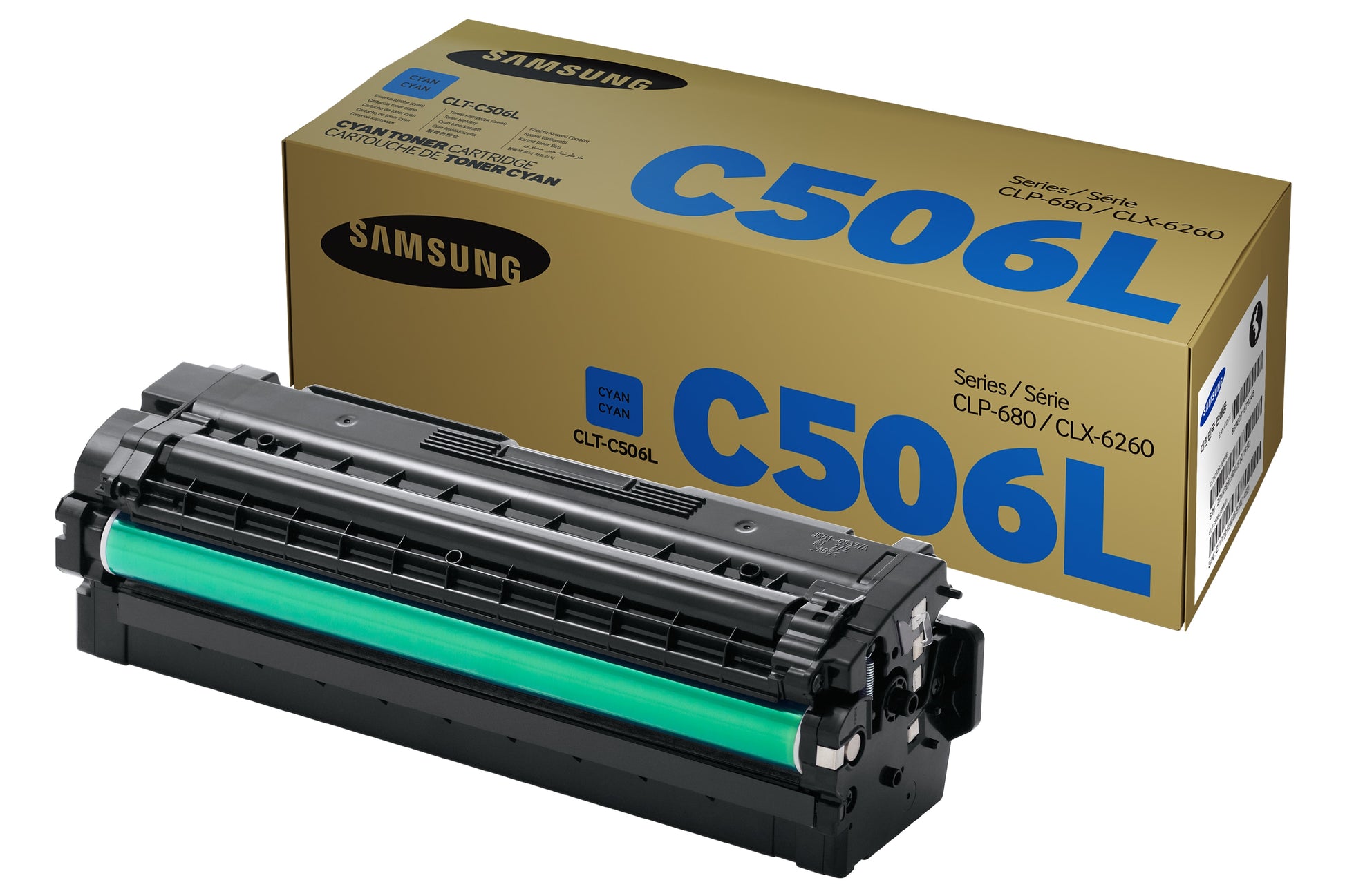 Samsung Toner CLT-C506L – schwarz, 3500 Seiten – für Samsung CLP-680/CLX-6260