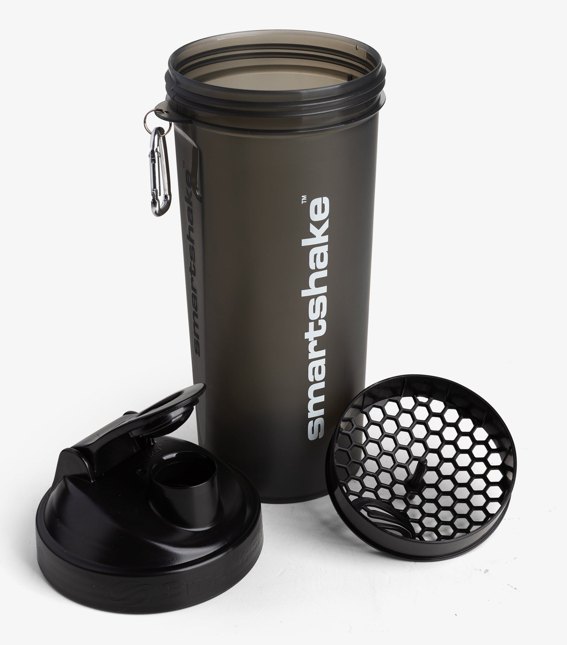 Smartshake Lite Trinkflasche 1 l – Kunststoff, Schraubdeckel, Schwarz