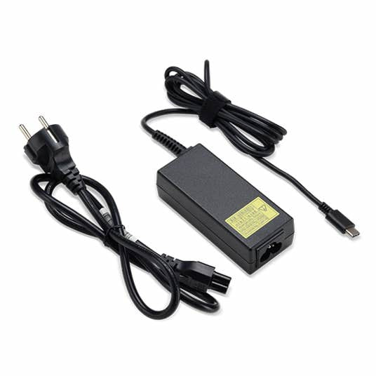 Acer AC-Adapter 65 W – USB-C×1 – für SP313-51N, SF514-55GT, SF514-55T und andere – schwarz